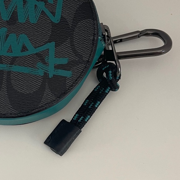 Limited Edition Auth. Coach x REXY GUANG YU Round Leather Coin Purse - Picture 6 of 7